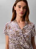 Multi Printed Crepe Wrap Top  Women