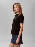 Black Tonal Logo Classic T-Shirt  Women