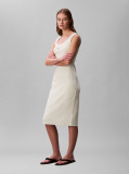 Grey Ribbed Sleeveless Mini Dress  Women