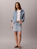 Denim Cropped Denim Trucker Jacket  Women