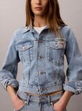 Denim Cropped Denim Trucker Jacket  Women