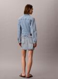 Denim Cropped Denim Trucker Jacket  Women