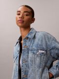 Denim 90s Print Denim Trucker Jacket  Women