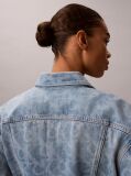 Denim 90s Print Denim Trucker Jacket  Women
