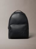 Black Round Backpack  Men