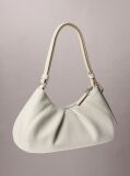 White Monogram Charm Shoulder Bag  Women