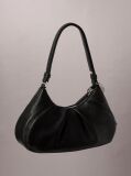 Black Monogram Charm Shoulder Bag  Women