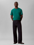 Green Short Sleeve Stretch Pique Nano Easy Tee  Men
