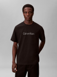 Black Fade Logo Crew Neck T-Shirt  Men