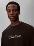Black Fade Logo Crew Neck T-Shirt  Men