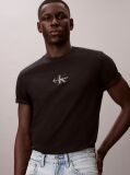 Black Monogram Logo T-shirt  Men