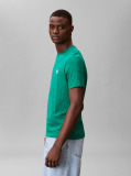 Green Cotton Badge T-shirt  Men