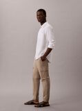 Khaki Skinny Twill Cargo Pants  Men