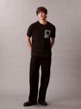 Black Calvin Klein Matches Graphic Tee  Men