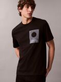 Black Calvin Klein Matches Graphic Tee  Men