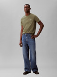 Green Classic Fit Monologo T-Shirt  Men