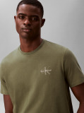 Green Classic Fit Monologo T-Shirt  Men