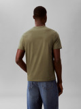 Green Classic Fit Monologo T-Shirt  Men