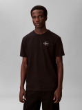 Black Classic Fit Monologo T-Shirt  Men