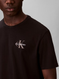 Black Classic Fit Monologo T-Shirt  Men