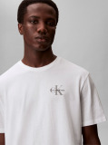 White Classic Fit Monologo T-Shirt  Men