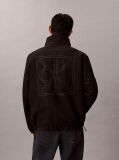 Brown Long-Sleeve Nylon Reversible Jacket  Men