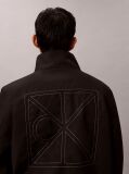 Brown Long-Sleeve Nylon Reversible Jacket  Men