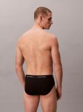 Black 3 Pack Briefs - Icon Cotton Stretch  Men