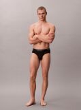 Black 3 Pack Briefs - Icon Cotton Stretch  Men