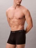 Black 3 Pack Trunks - Icon Cotton Stretch  Men