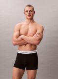 Black 3 Pack Trunks - Icon Cotton Stretch  Men