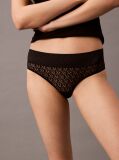Black Brazilian Briefs - Icon Logo Lace  Women
