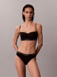 Black Longline Balconette Bra - Icon Cotton Modal  Women