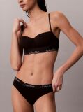 Black Longline Balconette Bra - Icon Cotton Modal  Women