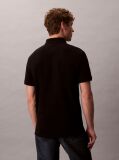 Black Cotton Piqué Polo Shirt  Men