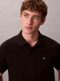Black Cotton Piqué Polo Shirt  Men