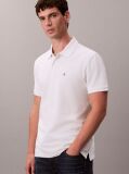 White Cotton Piqué Polo Shirt  Men