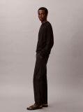 Black Slim Fit Buttoned Chinos  Men