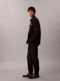 Black Slim Tapered Leg Black Jeans  Men