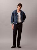 Denim Classic Topstitched Straight Leg Jeans  Men