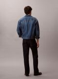 Denim Classic Topstitched Straight Leg Jeans  Men