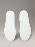White Leather Signature Logo Trainers  Men
