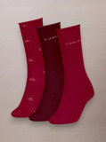 Red Women's Classic Socks 3 Pack Gift Box  Women