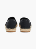 Black Recycled Denim Espadrilles  Men