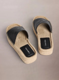 Black Ebeth - Platform Espadrille Sliders  Women