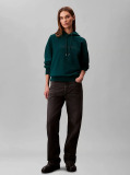 Green Terry Cotton Sweatshirt  Women