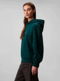 Green Terry Cotton Sweatshirt  Women