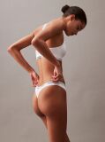White 3 Pack Thongs - Icon Logo  Women