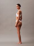 White 3 Pack Thongs - Icon Logo  Women