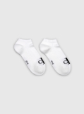 White 2 Pack Sneaker Socks  Men